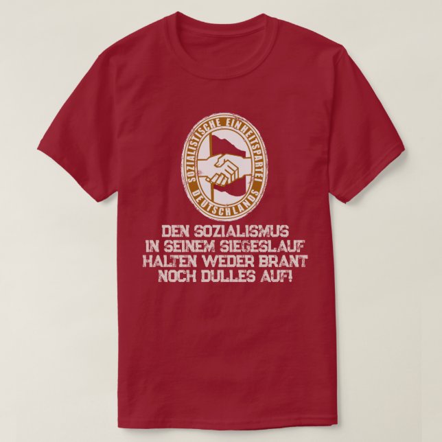 DEN SOZIALISMUS T-Shirt (Design vorne)