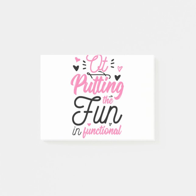 Den Spaß in die Praxis umsetzen Post-it Klebezettel (Vorderseite)