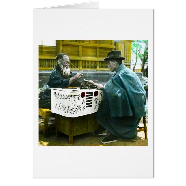 Den Straßenrand-Wahrsager altes Japan besuchen (Vorne)