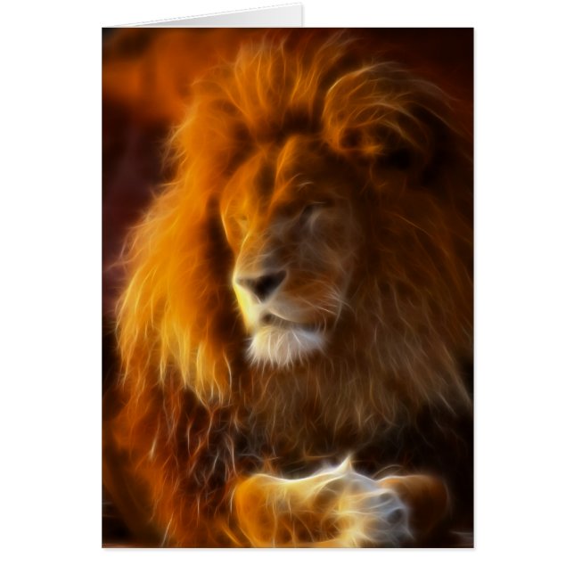 Den Sun oben tränken, König des Dschungel-Löwes II (Vorne)