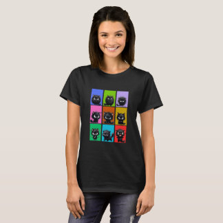Den T - Shirt der Katze für die Frauen ankündigen