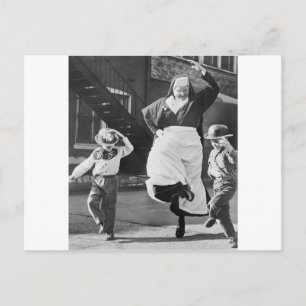 Den Tag entfernt tanzen Postkarte