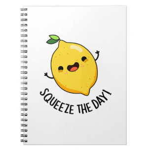 Den Tag mit einem lustigen Zitronenspruch nutzen Notizblock
