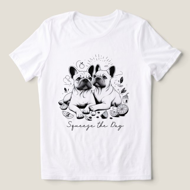 Den Tag verkürzen Tri-Blend Shirt (Design Vorderseite)