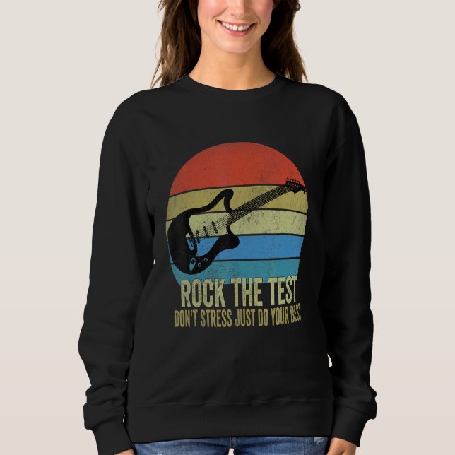 Den Testtag des Testfalltestes am Testtag abbreche Sweatshirt (Vorderseite)