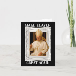 Den Vatikan wieder groß machen, der lustige Papst  Karte