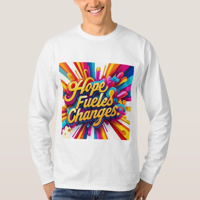 "Den Wandel ankündigen" T-Shirt (Vorderseite)