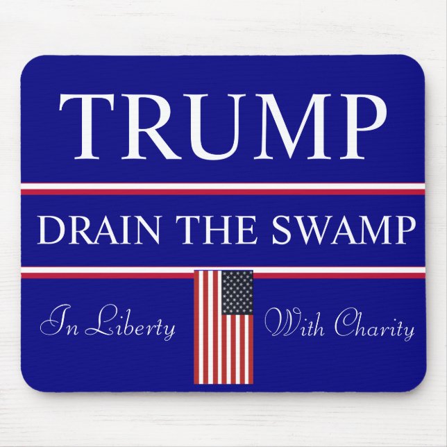 Den Washington SWAMP Trump entziehen Mousepad (Vorne)
