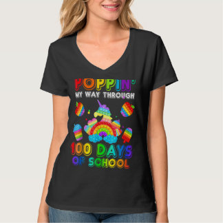 Den Weg durch 100 Tage schulischen Pops T-Shirt