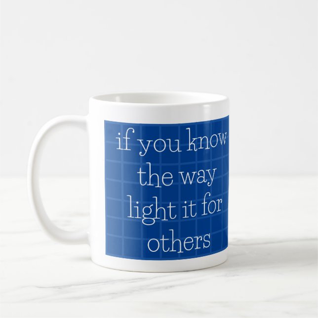 Den Weg für andere freimachen Kaffeetasse (Links)