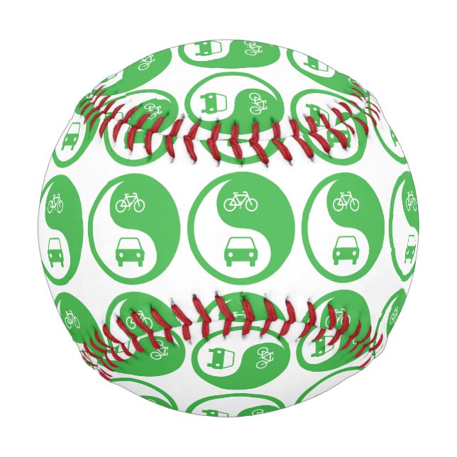 Den Weg Yin Yang teilen Baseball (Vorderseite)