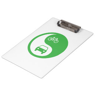 Den Weg Yin Yang teilen Klemmbrett