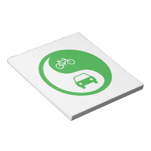 Den Weg Yin Yang teilen Notizblock