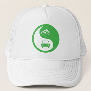 Den Weg Yin Yang teilen Truckerkappe