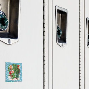 Den Weihnachtsbaum erhalten Magnet