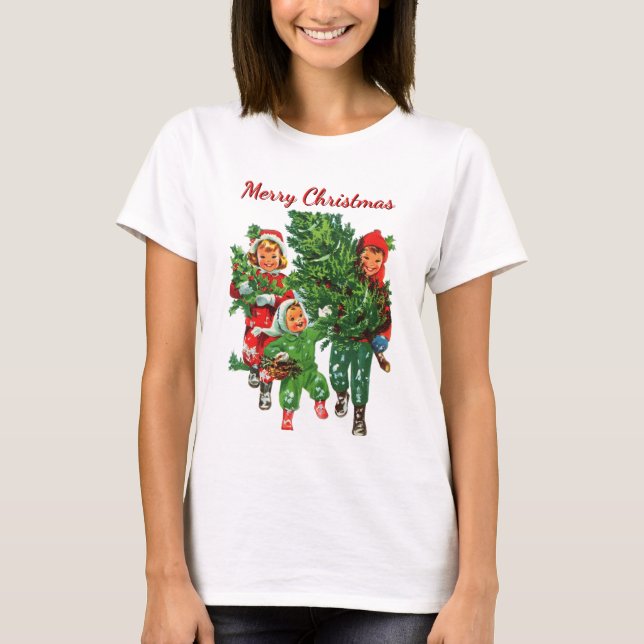 Den Weihnachtsbaum erhalten T-Shirt (Vorderseite)
