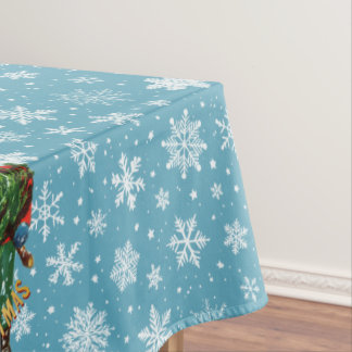 Den Weihnachtsbaum holen Tischdecke