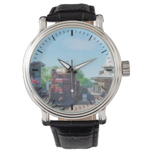 Den Zug erreichen Armbanduhr