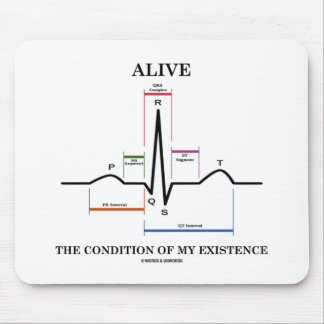 den Zustand meiner Existenz (EKG/EKG) Mousepad