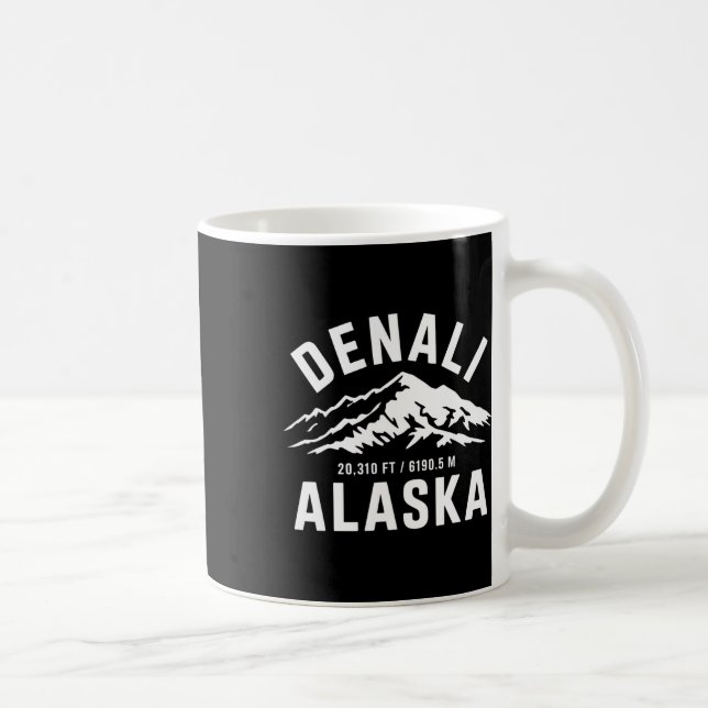 Denali Alaska Bergwandern Souvenir Geschenk  Kaffeetasse (Rechts)