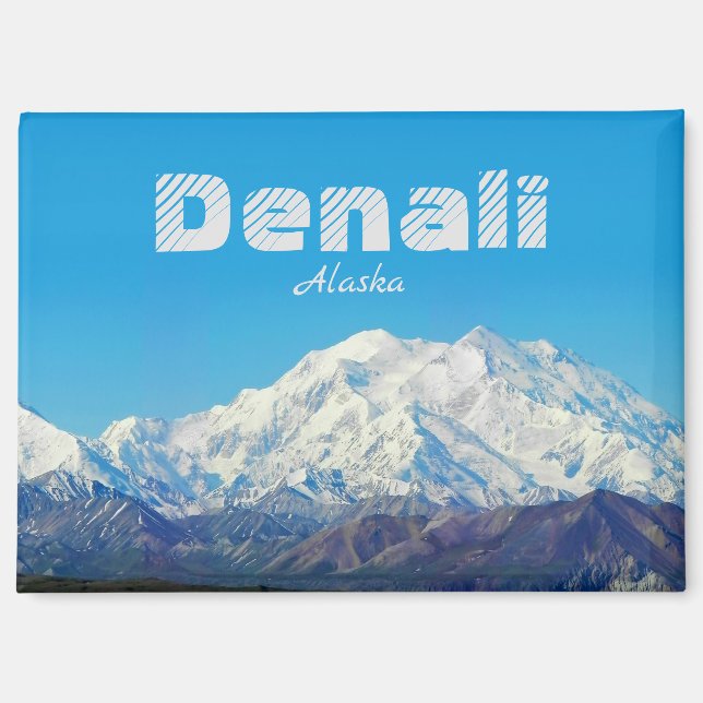 Denali Alaska Magnet Souvenir Geschenk (Vorderseite)