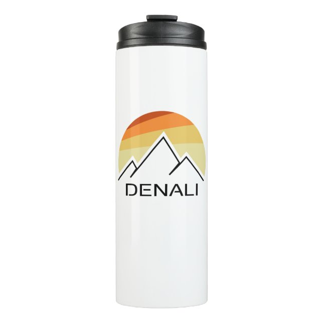 Denali Alaska Retro Thermosbecher (Vorderseite)