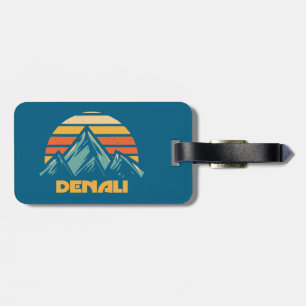 Denali Alaska Retro Türkis Gepäckanhänger