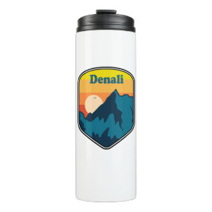 Denali Alaska Sonnenaufgang Thermosbecher