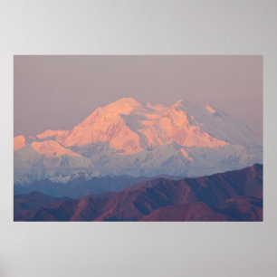 Denali am Sonnenaufgang Poster