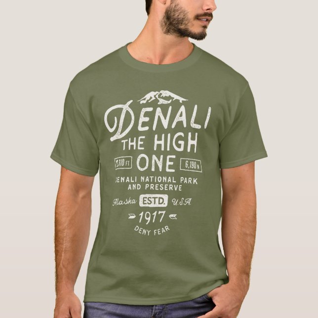 Denali die hohe historische Bedeutung T-Shirt (Vorderseite)