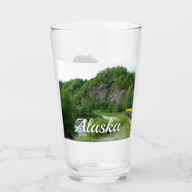 Denali Express Alaska Bahn Urlaub Fotografie Glas (Vorderseite)