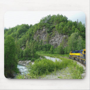 Denali Express Alaska Bahn Urlaub Fotografie Mousepad