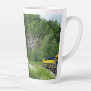 Denali Express Alaska Zug Urlaubsfotografie Milchtasse