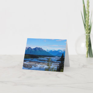 Denali-Gebirgskette Dankeskarte