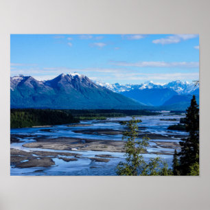 Denali-Gebirgszug Poster