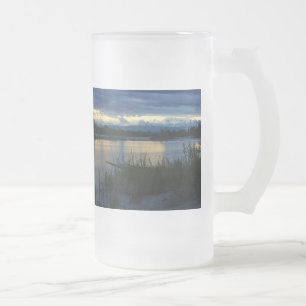 Denali Midnight Sunset Mattiert Glass Beer Tasse