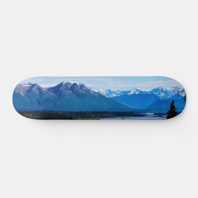 Denali Mountain Range Skateboard (Horizontal)