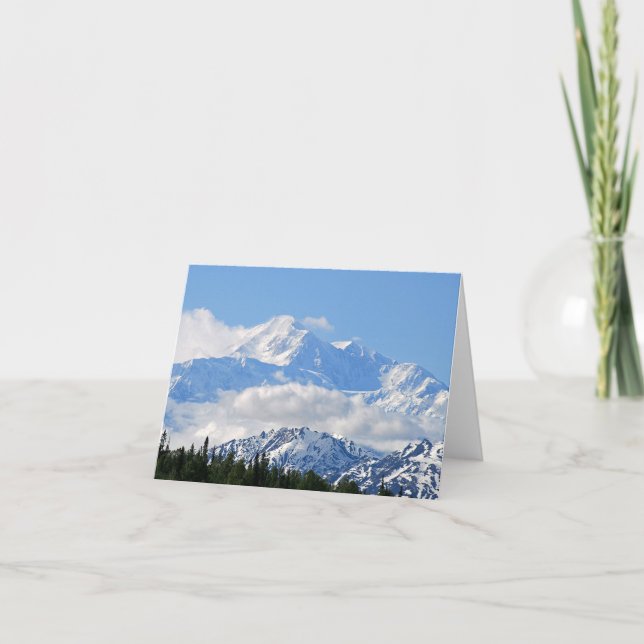 Denali/Mt McKinley Alaska Karte (Vorderseite)