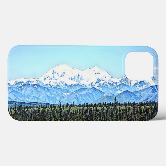 Denali (Mt. McKinley) Case-Mate iPhone Hülle (Rückseite (Horizontal))