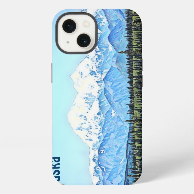 Denali (Mt. McKinley) iPhone Hülle (Rückseite)