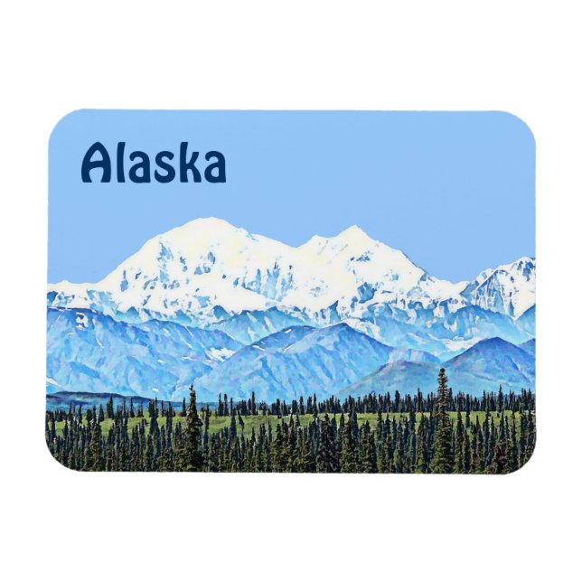 Denali (Mt. McKinley) Magnet (Horizontal)