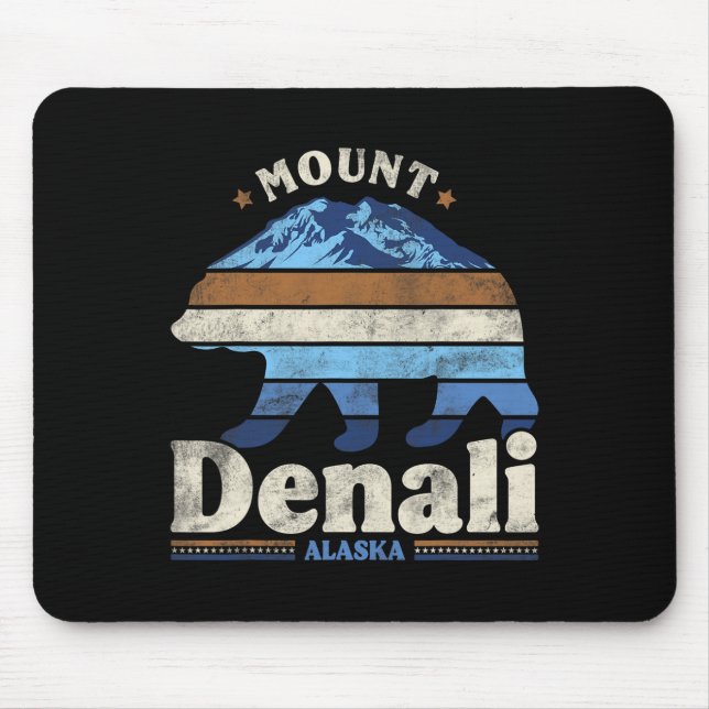 Denali National Park Alaska Hiking Camping Travel  Mousepad (Vorne)