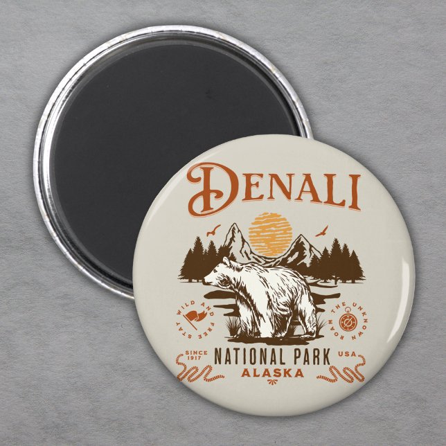 Denali National Park Alaska Magnet (Von Creator hochgeladen)