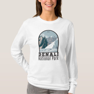 Denali National Park Alaska Mount Hunter Vintage T T-Shirt