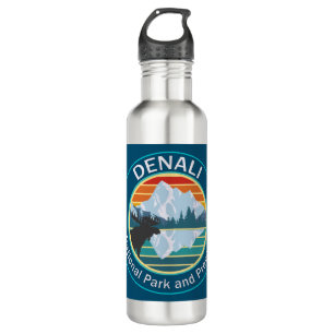 Denali National Park and Preserve Elch Edelstahlflasche