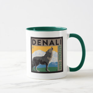 Denali National Park   Howling Wolf Tasse
