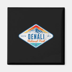 Denali-Nationalpark Alaska Berge Familienreise Magnet