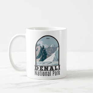 Denali Nationalpark Alaska Mount Hunter Vintage Kaffeetasse