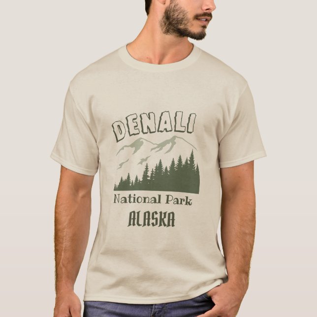 Denali-Nationalpark Alaska T-Shirt (Vorderseite)