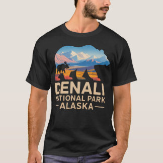 Denali Nationalpark Alaska Wilderness-Abenteuer T-Shirt